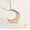 Rose Gold, variant on SABR Crescent Moon Necklace | Women