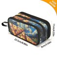 thumbnail image 4 of FORMRS Pencil Case with 3 Compartments Zipper Pouch, Elementary School Level and up, Starry Pizza, 4 of 8