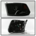 thumbnail image 2 of xTune Dodge Ram 2009-2014 Halo LED Projector Headlights - Black Smoke PRO-JH-DR09-CFB-BSM, 2 of 9