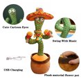 thumbnail image 2 of Dancing Cactus Toy 60pcs Canciones Cantando Talking Record Luz LED Juguetes de peluche Ehuebsd libre de BPA, 2 of 8