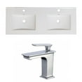 thumbnail image 1 of American Imaginations 48-in. W 1 Hole Ceramic Top Set In White Color AI-27135, 1 of 8