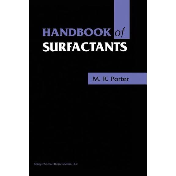Handbook of Surfactants, (Paperback)