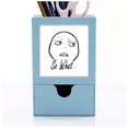 thumbnail image 1 of Contempt Black Cute Chat Face Cartoon Desk Supplies Organizer Pen Holder Card, 1 of 3