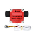 1/2" 3/4" Gear Flowmeter Hall Flow Sensor, Milk Chemical Oil Flow Meter