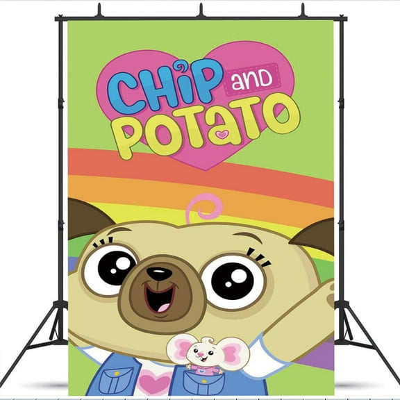 Chip and Potato school Taspestry Wall Decor Banner Party Supplies Poster Birthday Decorations Background for Photography Taspestry