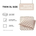 thumbnail image 7 of Regency Heights Twin XL Size Cotton Flannel Sheet Set, 3-Piece Flannel Bed Sheets Twin XL, 100% Cotton Bed Sheets Set with Deep Pocket, Pink French Bulldog, 7 of 7