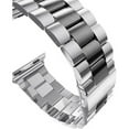 thumbnail image 3 of Stainless Steel Band for Apple Watch Ultra 2/Ultra 49mm & Series 10/11 46mm, 45mm 44mm 42mm, Metal Watch Strap with Fold-Over Deployment Clasp, Business Casual Design for Men, 3 of 6
