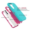 thumbnail image 3 of Galaxy S22+ 5G Cases, Sturdy Phone Case for Galaxy S22+ 5G 6.6", Tekcoo Full-Body Shockproof Protection Heavy Duty Armor Hard Plastic & Rubber Rugged Bumper 3-in-1 Case Cover -Mint, 3 of 6