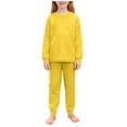 thumbnail image 1 of RXMEKW Ensemble Décontracté à Manches Longues avec Revers pour Femmes, Ensemble de Détente en Polyester 2 Pcs Tailles TP-TG, 1 of 8