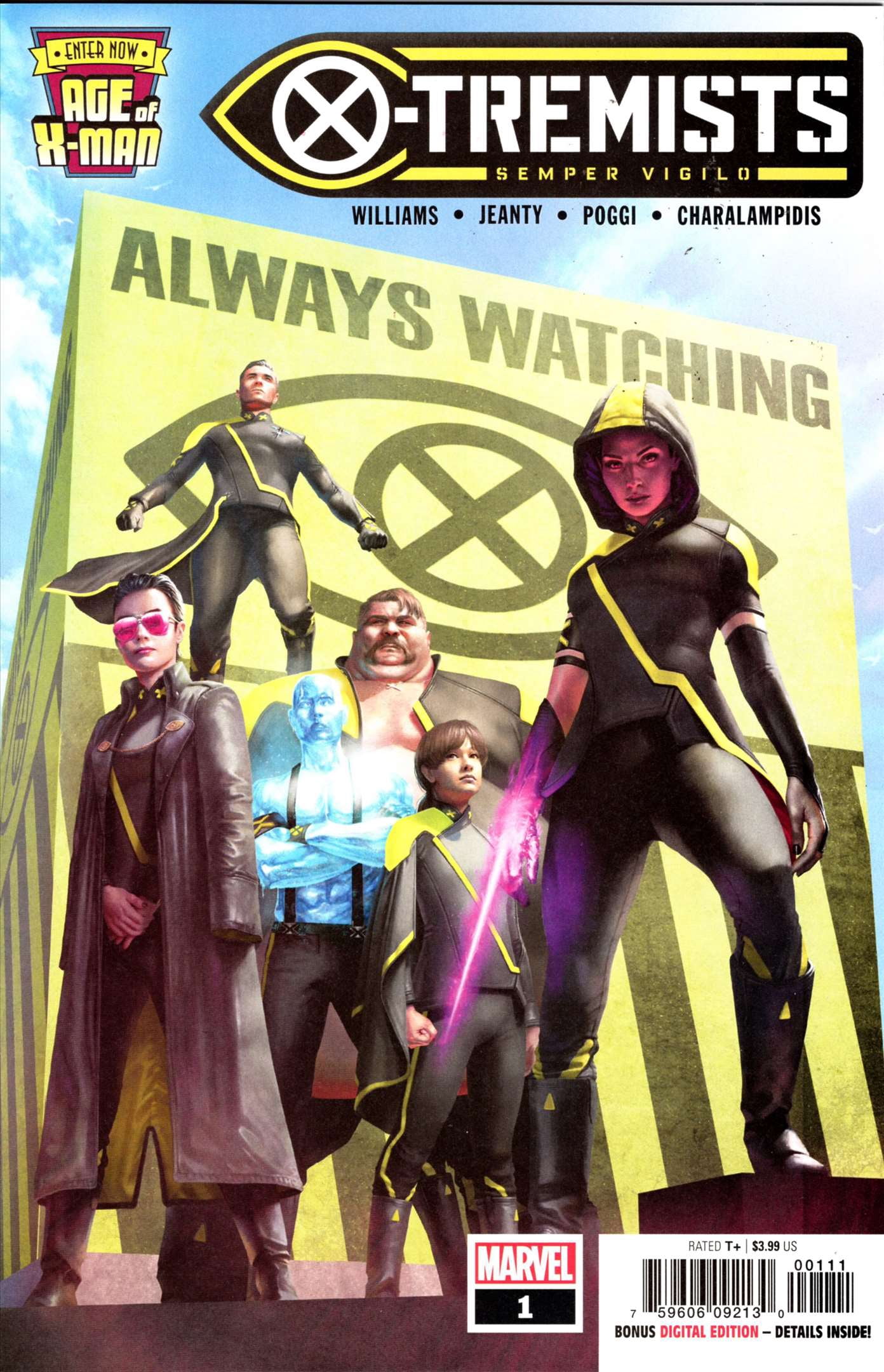 Cover of Age of X-Man: X-Tremists #1