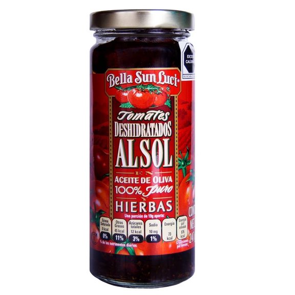 Tomates deshidratados Bella Sun Lucí en aceite de oliva y hierbas 241 g