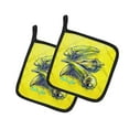 thumbnail image 2 of Three to Get Ready Okra Pair of Pot Holders 7.5 in x 7.5 in, 2 of 2