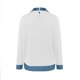 thumbnail image 4 of Camisas de manga larga for mujer, cuello de mezclilla, costura de retales, sudadera, Tops casuales, jersey, 4 of 6