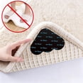 Carpet Grippers 4 Pack Reusable Rug Tape for Hardwood Tile Floors ...