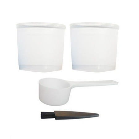 

Yannee 2 Pcs Reusable Coffee Filter Capsule Refillable Capsulone Cups for illy Iperespresso Transparent Cup