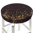 thumbnail image 3 of Susaid Gold stars luxury sparkling Print Elastic Bar Stool Cover Personalized Washable Stool Cover for Barbershop Home Bar Kitchen-14 inch, 3 of 7
