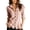 A-Pink, variant on Elwylmiz Women's Striped Button Down Shirts Collared Long Sleeve Tops with Chest Pockets Casual Work Shirt