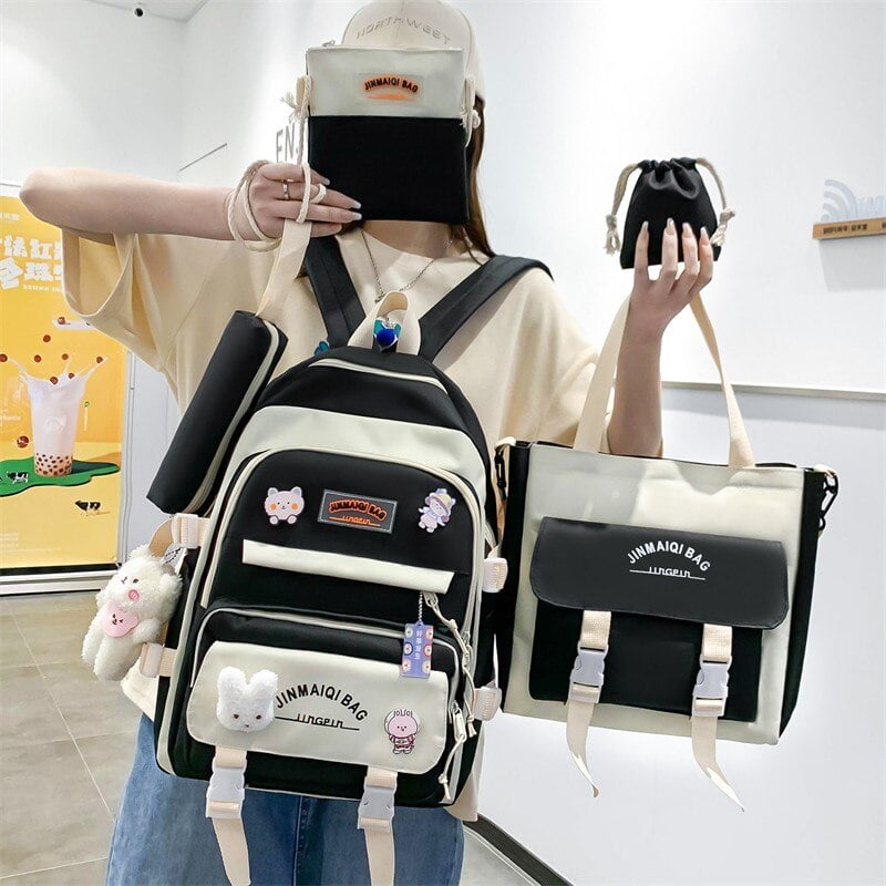 In School Bag For Girls Multifunctional Student Book Bags