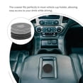 thumbnail image 4 of RUNROTOO 4Pcs Auto Silicone Coasters Non Slip Round Vehicle Drinks Coasters Portable Car Accessories, 4 of 8