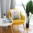 thumbnail image 6 of Fall Decor House Decor Pillow Covers 16*16in Crystal Velvet Sofa Cover Soft and Comfortable Shrink-Resistant Holiday Gifts A Bouquet Of Wildflowers, 6 of 7