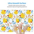 thumbnail image 6 of Disketp Gaming Mouse Pad Ducks And Anchors Pattern Large Mouse Mat Long Extended Desk Pad Non-Slip Rubber Mice Pads Stitched Edges Thin Pad (11.8x31.5 Inch), 6 of 9