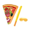 thumbnail image 4 of Piñata de pizza para fiesta infantil con varilla, confeti, para los ojos, regalos, suministros para fiesta, accesorio para despedida de soltera,, 4 of 9
