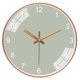 thumbnail image 1 of (vert Clair)silencieuse Horloge Murale 12 Pouces Chambre Salon Sans Chelle Horloge Ronde Horloge Modo Simple Crative Murale Dcoration Murale, 1 of 4