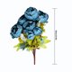thumbnail image 2 of Ramo de flores de peonía artificial Oficina en casa Decoración floral falsa Boda Ramo de flores de seda, Azul Eigraketly HA7181-08B, 2 of 5