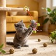 thumbnail image 6 of Zeiyignr Interactive Cat Toy, Hanging Plaything for Indoor Cats, Encourages Independent Play and Reduces Boredom Fun, 6 of 6