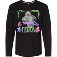 thumbnail image 3 of Inktastic St. Augustine Florida Cute Swimming Manatee Long Sleeve T-Shirt, 3 of 5