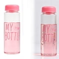 thumbnail image 2 of 3 Pcs 500ml Transparent Plastic Water Bottle, Tight Seal Screw Lid, Reusable Drinking Cup, Lightweight Travel Tumbler, Compact Portable Design, Smooth Round Rim for Daily Use, Gym and Outdoor Sports, 2 of 4