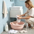 thumbnail image 5 of Donemore Laundry Wash Tub 1 Pc Plastic Thickened Soaking Bucket for Clothes Washing Bathroom Utility Basin Household Cleaning Supplies Container, 5 of 6