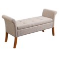 thumbnail image 3 of Convenience Concepts Designs4Comfort Banc de Chambre Garbo en Tissu Beige, 3 of 4