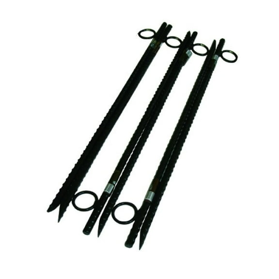 Yard Tuff 1/2" x 30" Rebar Stakes, Steel Ground Anchors for Yard or Garden, 6 Pack