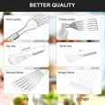thumbnail image 2 of 3-Piece Premium Fish Spatula Set, Big Size Stainless Steel, Thickness Blade Turner for Cooking, Flipping, Frying and Grilling, 2 of 6