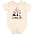 thumbnail image 3 of Inktastic Llama Aunt Loves Me Girls Girls Baby Bodysuit, 3 of 5