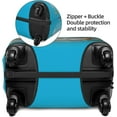 thumbnail image 4 of ONLY COVER, NOT INCLUDING THE SUITCASE Travel Luggage Cover World Travel Suitcase Protector Washable Baggage Covers L(for 25-28 inch luggage), 4 of 6