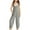 Gray, variant on Girls Casual Jumpsuits Spaghetti Strap Sleeveless Loose Romper Long Pants with Pockets Kids Clothes Beige 7-8 Years