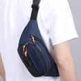 thumbnail image 3 of WRKEKC Clearance Compact Crossbody Chest Bag for Daily Use - Waterproof Anti-Theft Sling Pack with Expandable Storage & Ergonomic Design for Travel or Work, 3 of 6