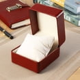 thumbnail image 2 of MasteelfCA NICERIO Watch Box Holder Organizer Premium PU Storage Box Jewelry Bracelet Storage Gift Case Single Grid (Coffee), 2 of 7