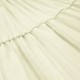 thumbnail image 4 of Girl's Ruffle Tiered Maxi Skirts Drawstring Elastic High Waisted Long Skirt Beach Vacation Outfits 4-15 Years (4-5 Years, Beige 01), 4 of 8