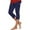 Dark Blue, variant on Women's Casual Pants Lace Trim Capris for Home Leisure Spring Summer Wear Comfortable and Stylish Bottoms Womens Casual Leggings Stretchy High Waist Work Pants Women Pants Casual Work plus
