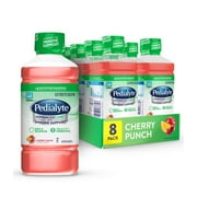 Pedialyte AdvancedCare Electrolyte Solution, Cherry Punch, 1 Liter, Pack of 8