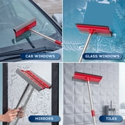 DSV Standard Professional Multi-Use Window Squeegee | Length 16- 55, Rubber Strip 10, Window Cleaner