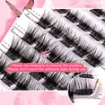 thumbnail image 3 of Pestañas falsas Pestañas postizas individuales Z'LRAQI BEAUTY, pestañas postizas en grupo autoadhesivas, pestañas sin pegamento, pestañas de aspecto Natural, 3 of 8