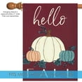 thumbnail image 3 of Toland Home Garden Hello Fall Gourds Pumpkin Fall Flag Double Sided 28x40 Inch, 3 of 5