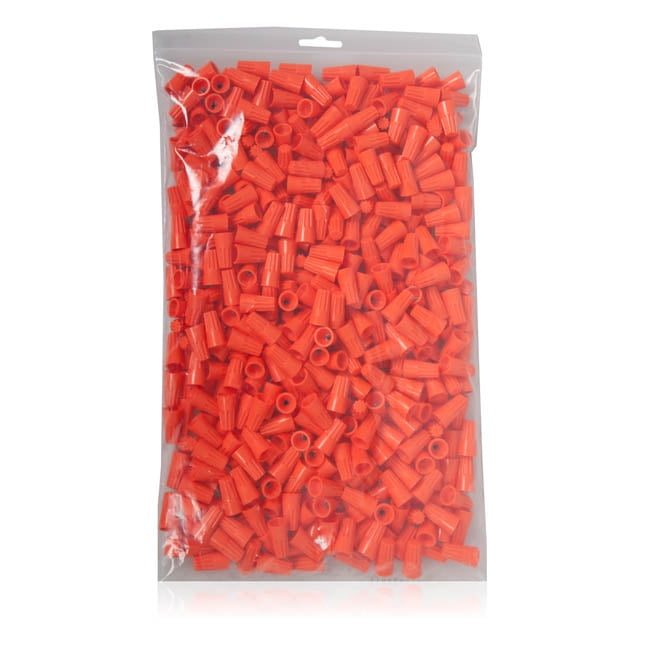 Maxxima Orange Electrical Wire Connector Screw Terminal 500 Pack