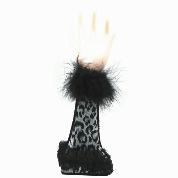 Leopard Jewelry Display Holder Bracelet Ring Watch Stand Support Holder Stand Black And Grey Color Walmart Com Walmart Com