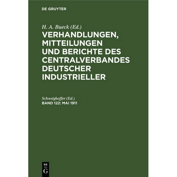 Mai 1911, (Hardcover)