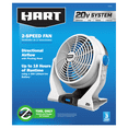 thumbnail image 4 of HART 20-Volt Cordless 2-Speed 7.5-Inch Fan (Battery Not Included), 4 of 10